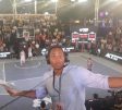 Kyle montgomery aka the voice of FIBA 3X3 gives a shoutout to showcase basketball