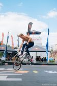 Dez Maarsen in action for Redbull, tiop BMX flatland artist