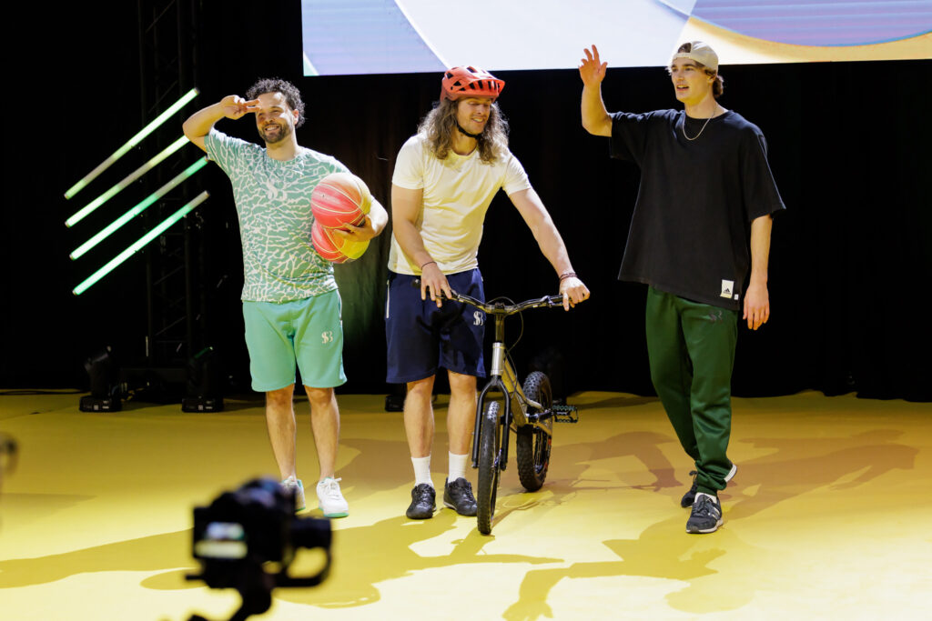 Haags sportgala 2024 
trail biking Freerunner en freestyle basketball