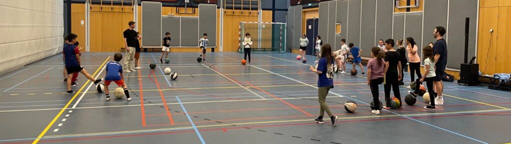 Showcase start de basketbal clinic op voor nijmegen
