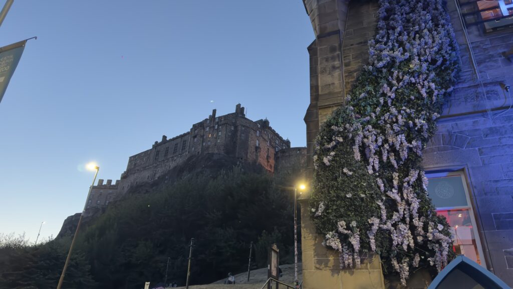 Royal mile edinburg fringe festival kasteel